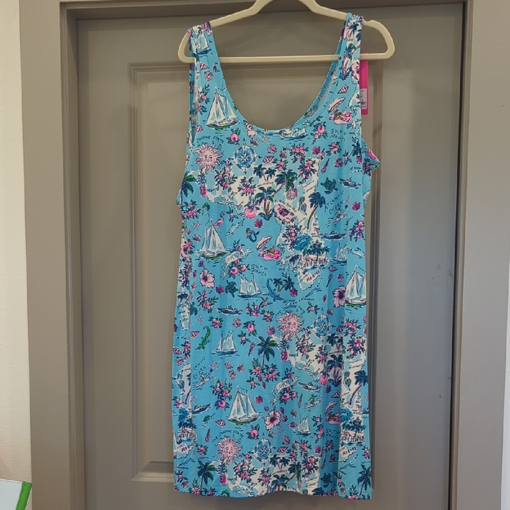 Lilly Pulitzer Florida Tank Dress  NWT XL